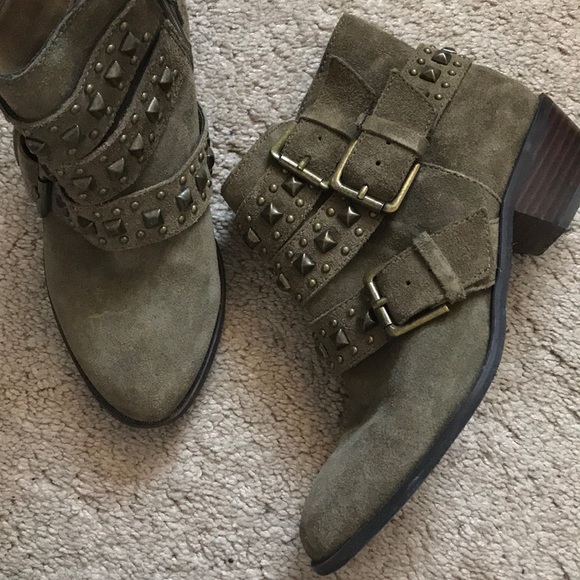 Sole Society Olive Buckled Booties - Picture 2 of 5